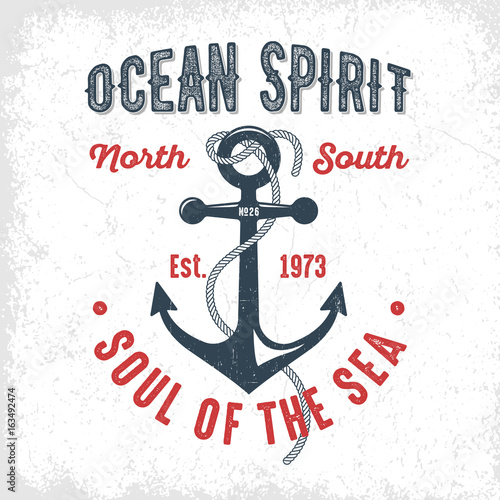 Ocean Spirit - Vintage T-Shirt Design