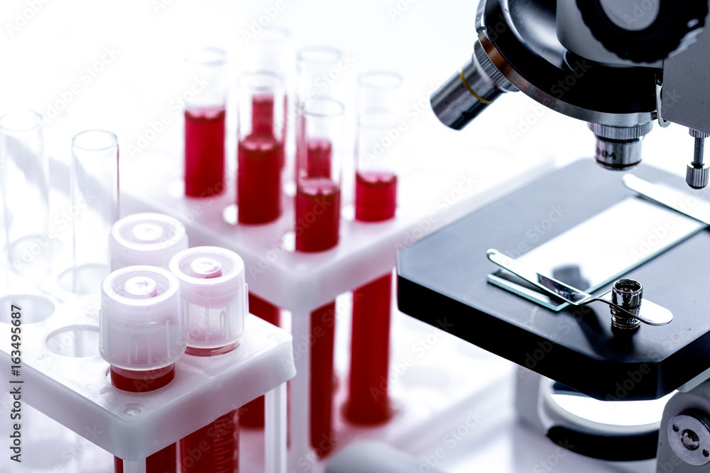 Medical equipment blood test in laboratory no one Medical equipment blood test in laboratory no one