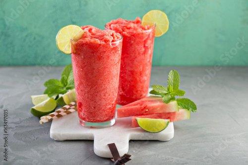 Photos Watermelon slushie with lime