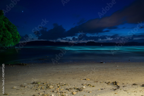 Long exposure beach in thailand 