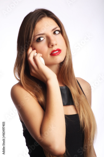 Young woman using a Cell Phone