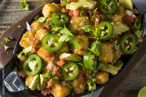 Homemade Mexican Tater Tot Nachos Tachos