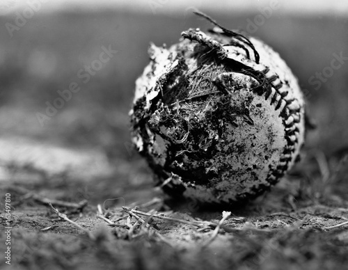 Photography Old baseball