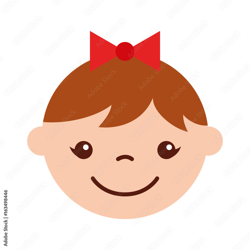 cute girl character icon vector illustration design cute girl character icon vector illustration design