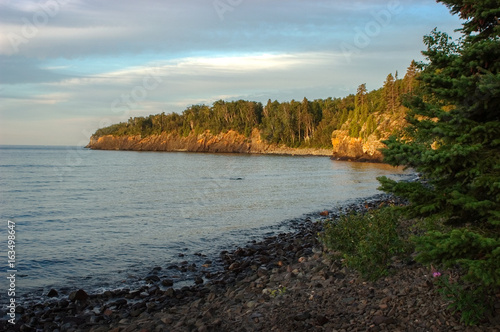 sunrise on north shore, Lake Superior