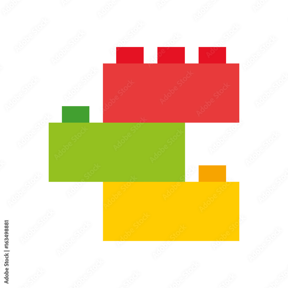 toy blocks structure icon vector illustration design toy blocks structure icon vector illustration design