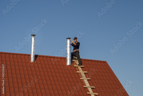 air ducts on the roof