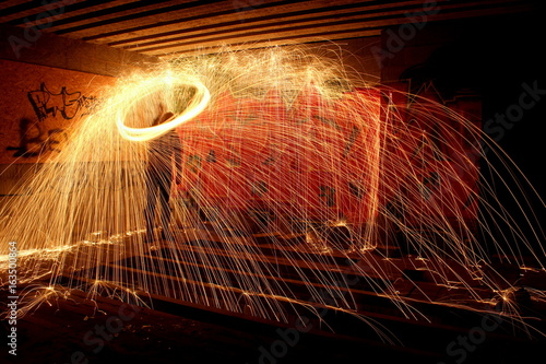 Steel Wool Spinning