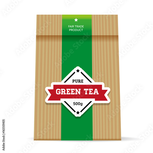Green Tea vintage packaging