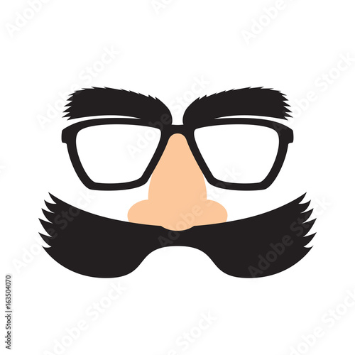 Disguise mask. Vector illustration