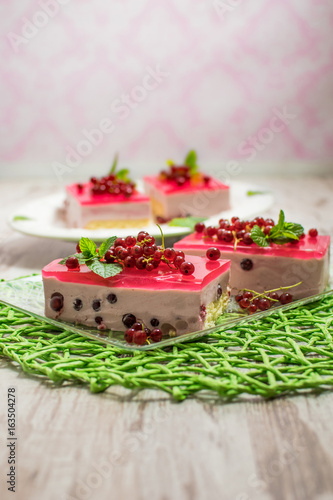 Johannisbeertorte auf Kaffeetafel