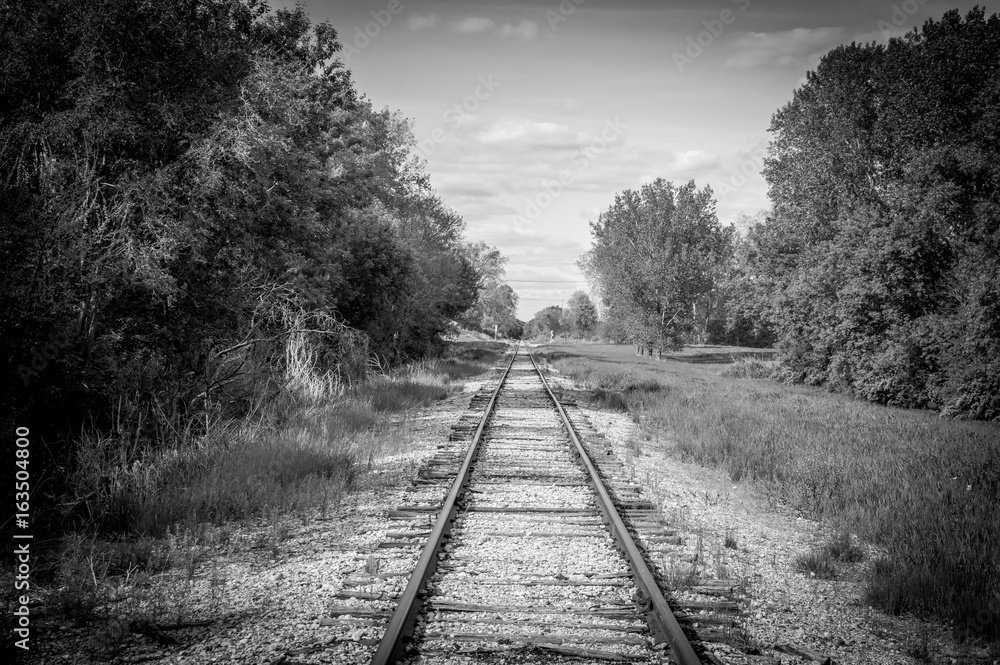 Perspective train tracks