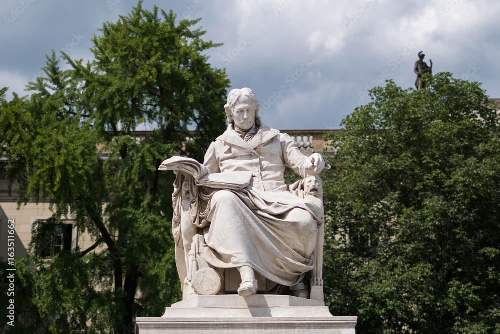 Wilhelm von Humboldt statue at Humboldt University in Berlin Wilhelm von Humboldt statue at Humboldt University in Berlin