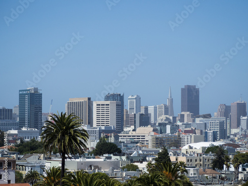 View of San Francisco from Mission Dolores Park