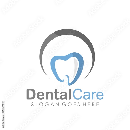Dental logo design template
