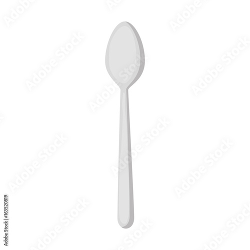 Spoon cutlery utensil icon vector illustration graphic design