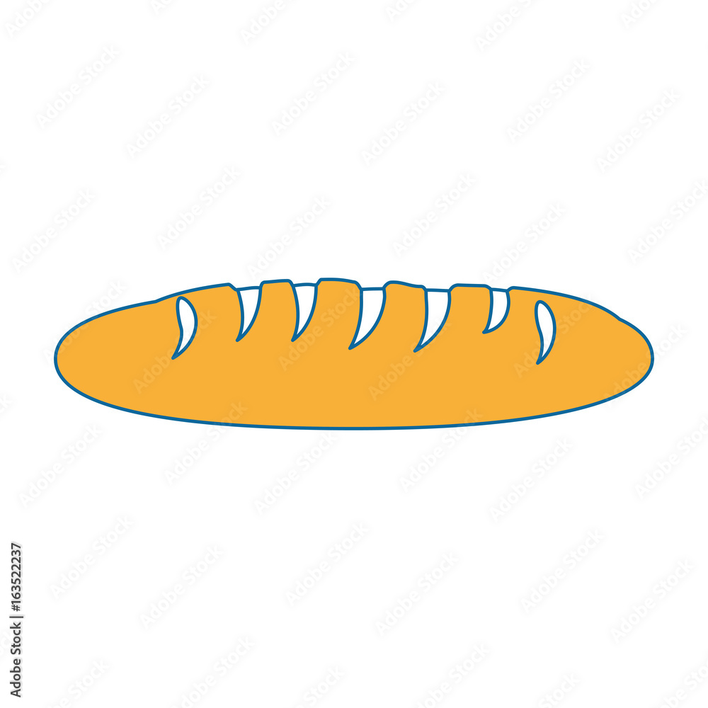 Fresh and delicious bread icon vector illustration graphic design Fresh and delicious bread icon vector illustration graphic design