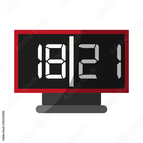 digital alarm clock icon image