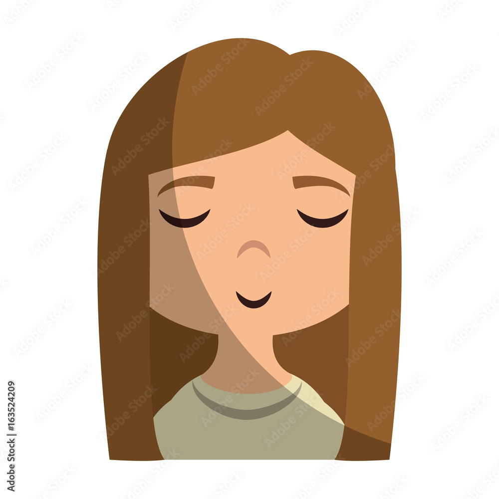 cartoon woman icon over white background vector illustration cartoon woman icon over white background vector illustration
