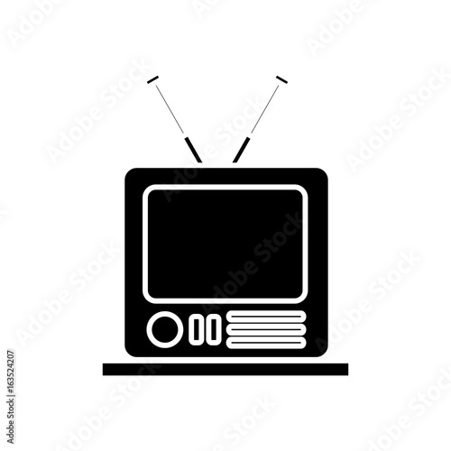 retro television icon