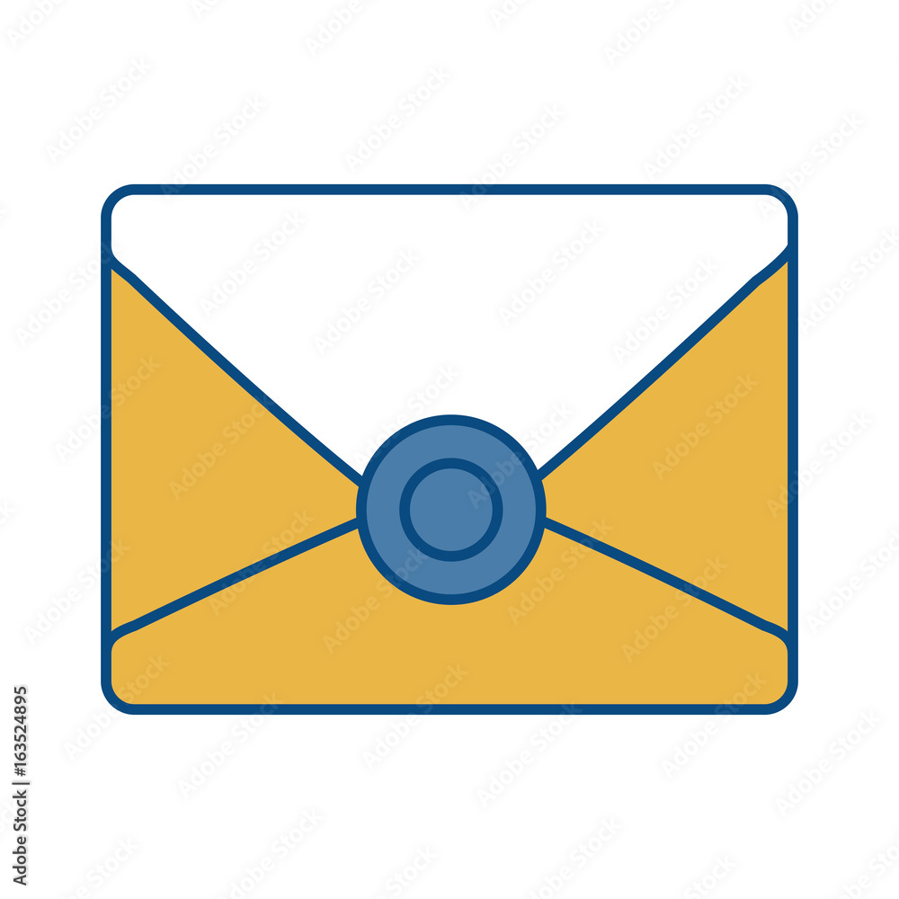envelope icon over white background vector illustration envelope icon over white background vector illustration