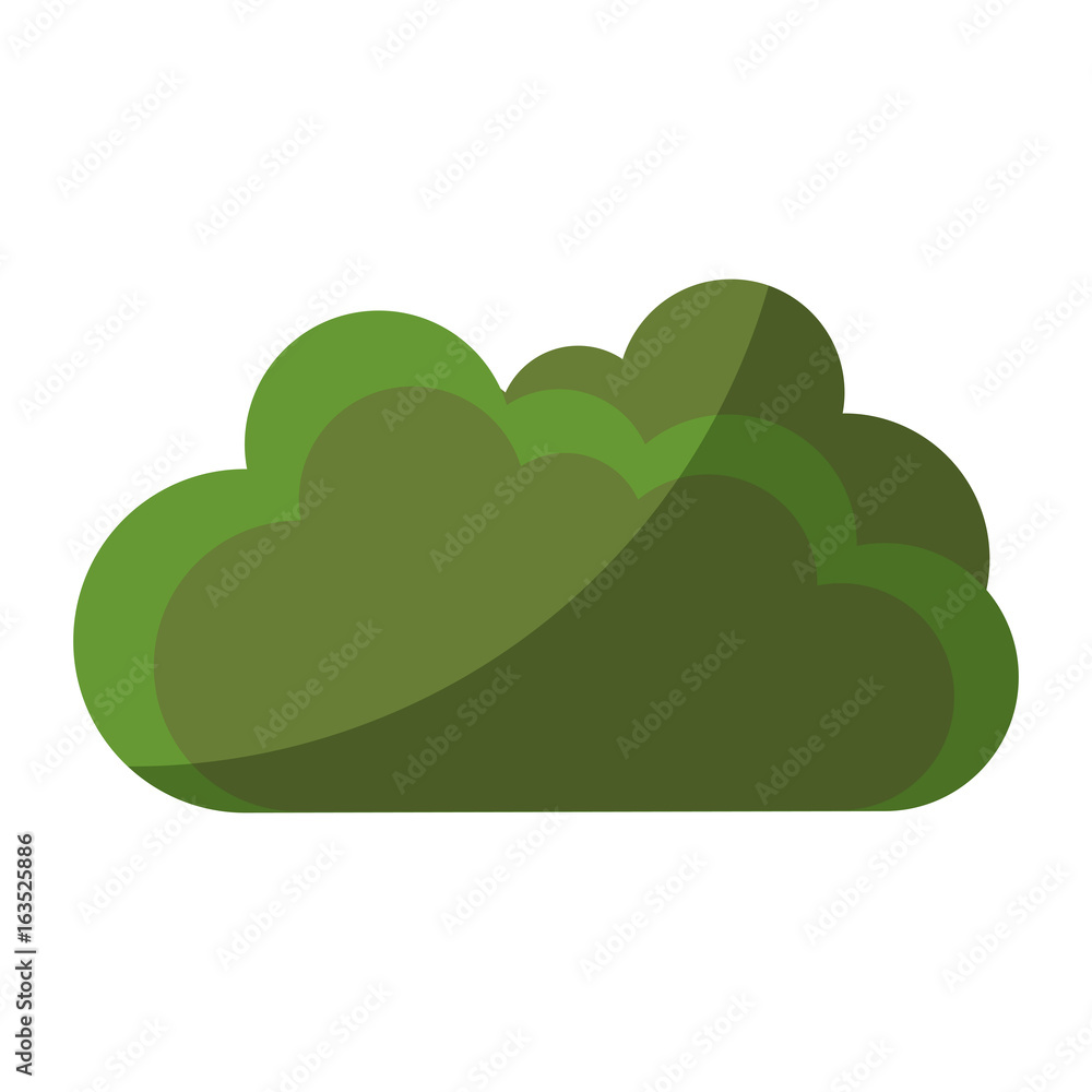 Bush garden isolated icon vector illustration graphic design Bush garden isolated icon vector illustration graphic design