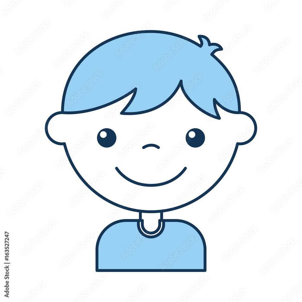 cute boy character icon vector illustration design cute boy character icon vector illustration design
