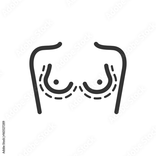 Breast Enlargement Icon