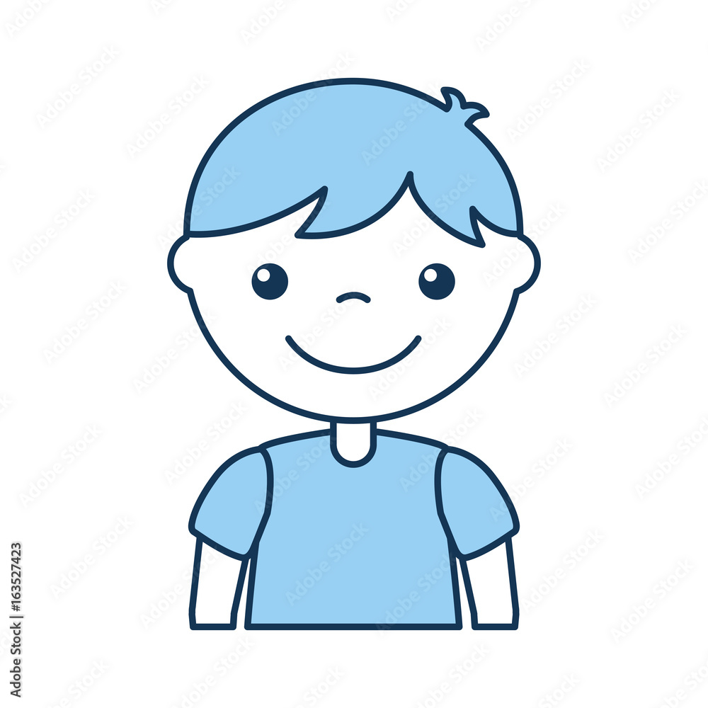 cute boy character icon vector illustration design cute boy character icon vector illustration design
