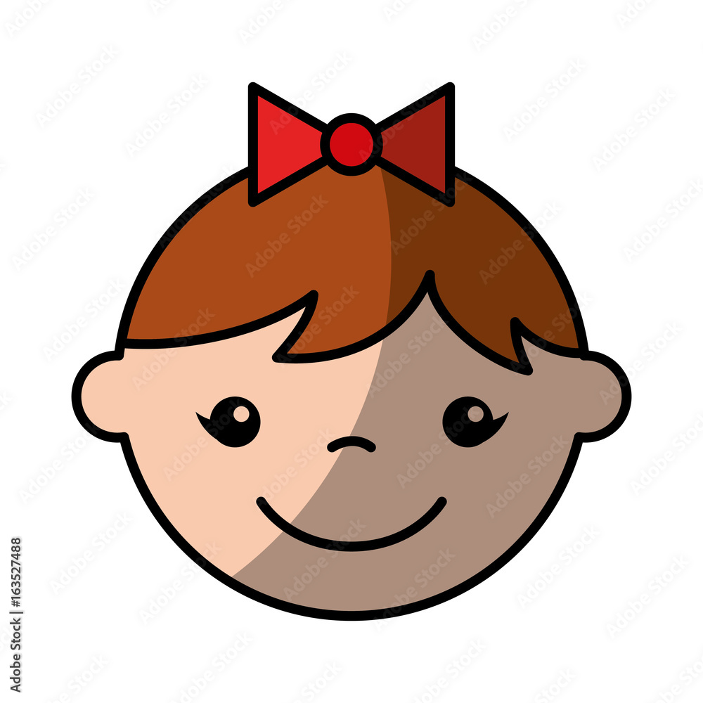 cute girl character icon vector illustration design cute girl character icon vector illustration design