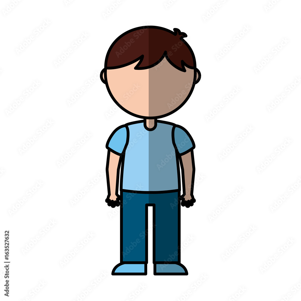 cute boy character icon vector illustration design cute boy character icon vector illustration design
