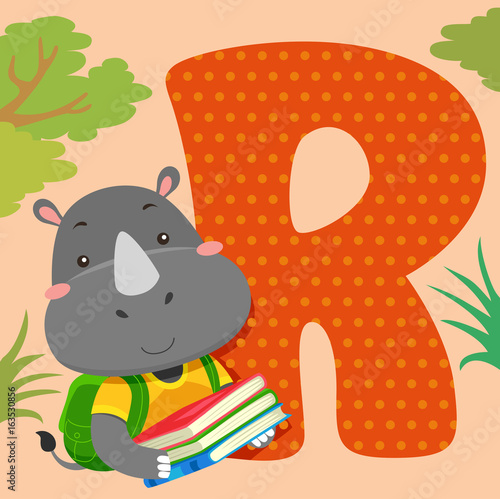 Alphabet Tile Rhinoceros Books
