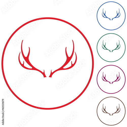 Hunting club logo icon