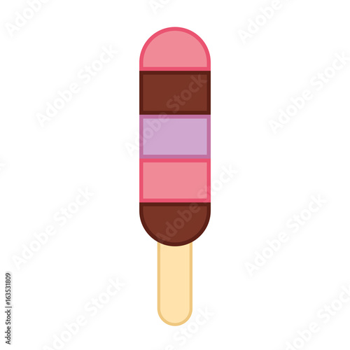 Delicious frozen palette icon vector illustration design