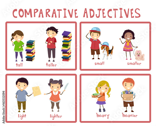Stickman Kids Comparative Adjectives