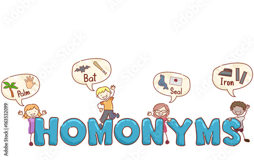 Stickman Kids Homonyms
