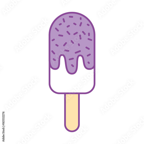 Delicious frozen palette icon vector illustration design