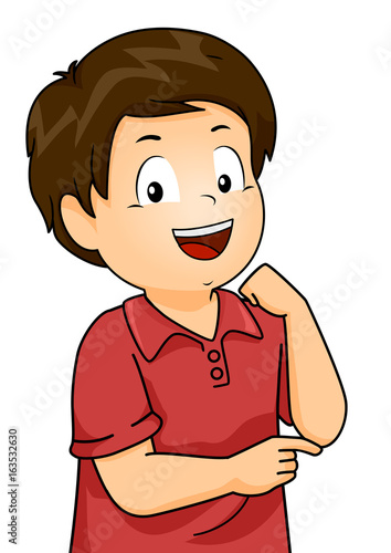 Kid Boy Body Parts Elbow