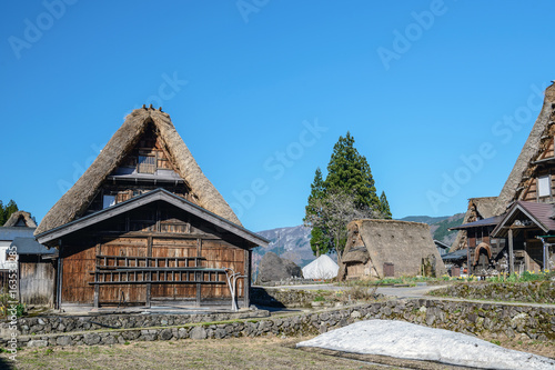 世界遺産五箇山相倉集落の風景 © mtaira