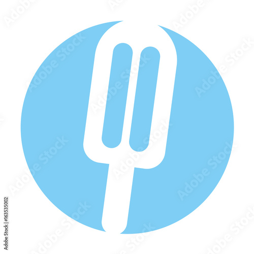 Delicious frozen palette icon vector illustration design