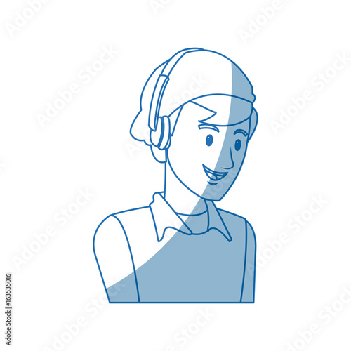 Wallpaper Mural portrait young guy student person Torontodigital.ca