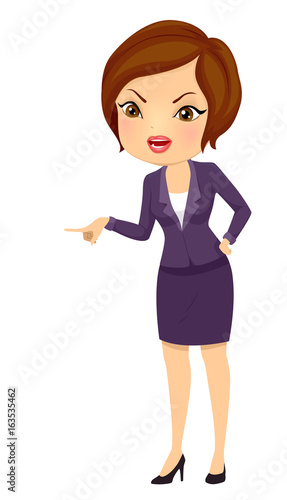 Girl Business Angry Point I...