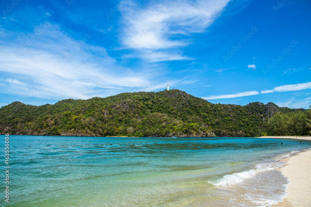 Beach at Langkawi island, Malaysia 