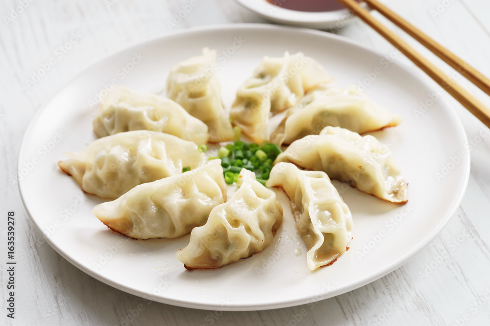Gyoza dumplings. Gyoza dumplings.