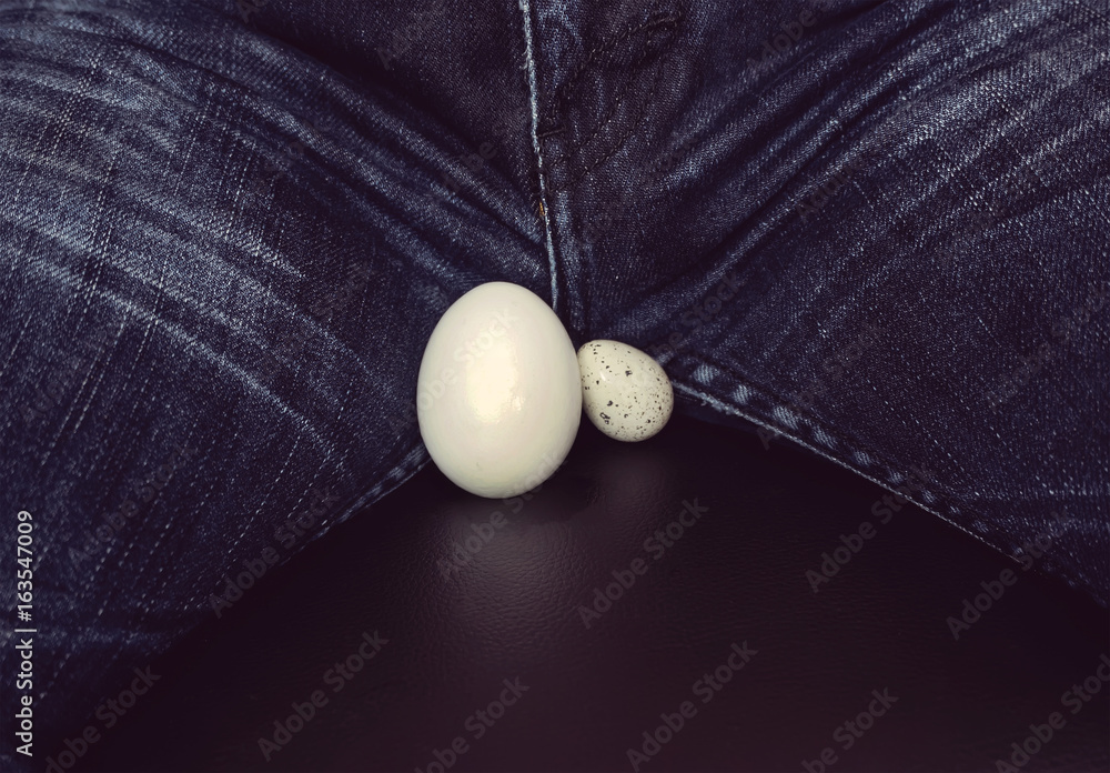 symbol of man's balls Stock Photo | Adobe Stock
