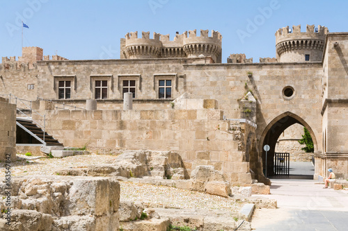 Fototapeta Naklejka Na Ścianę i Meble -  Loggia St. John, Rhodes, Greece