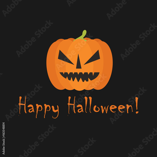 happy halloween greeting card