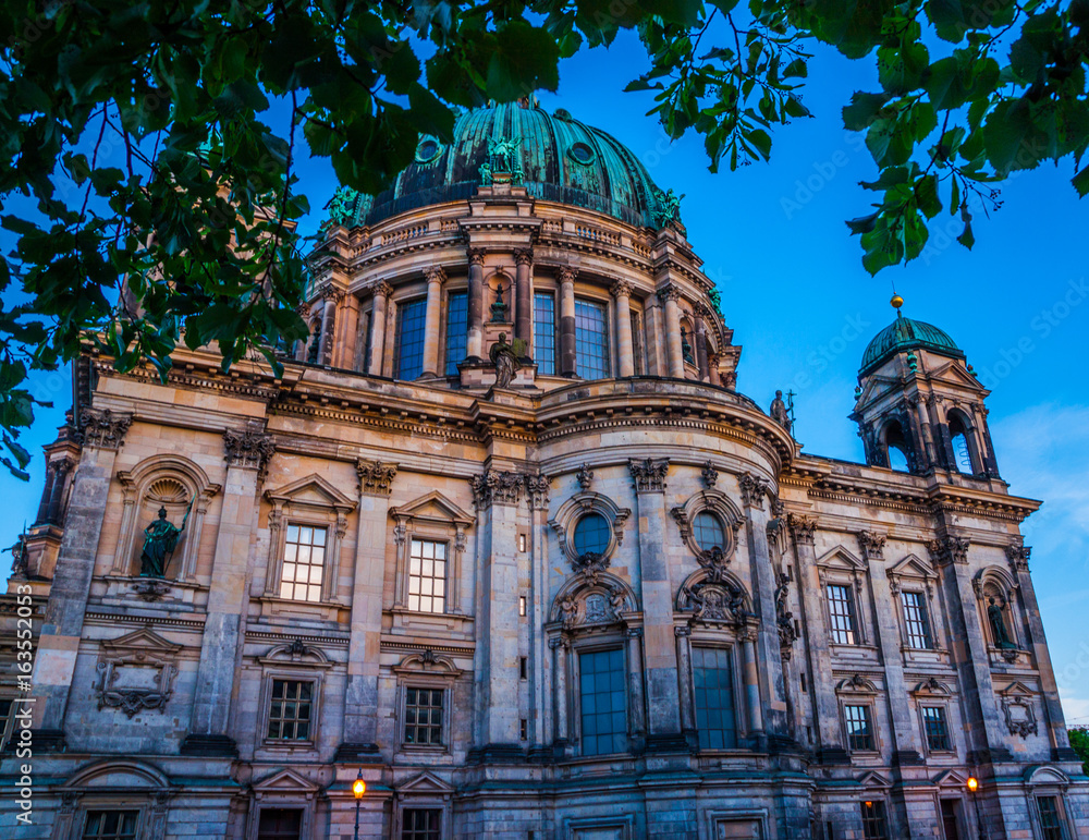 Berlin Cathedral (Berliner Dom) at sunrise, Germany. 