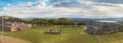 Pre-Columbian archaeological site of Xochicalco in Mexico photo