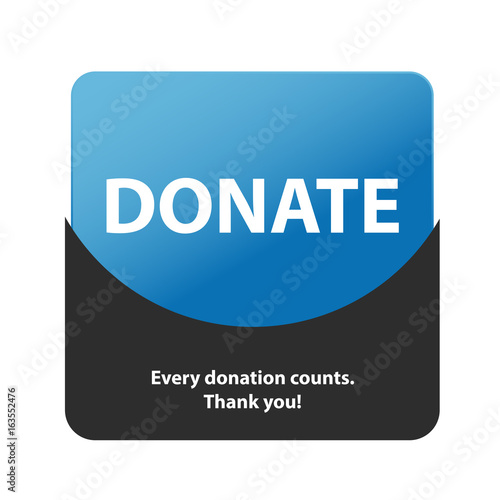 Internet Spenden Button Donate - Every donation counts!